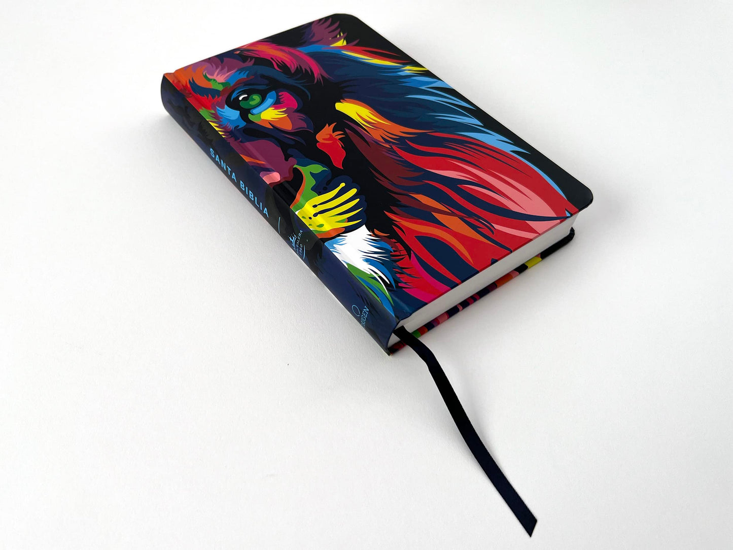 Biblia León de Judá Color Tamaño Manual Tapa Dura RVR 1960