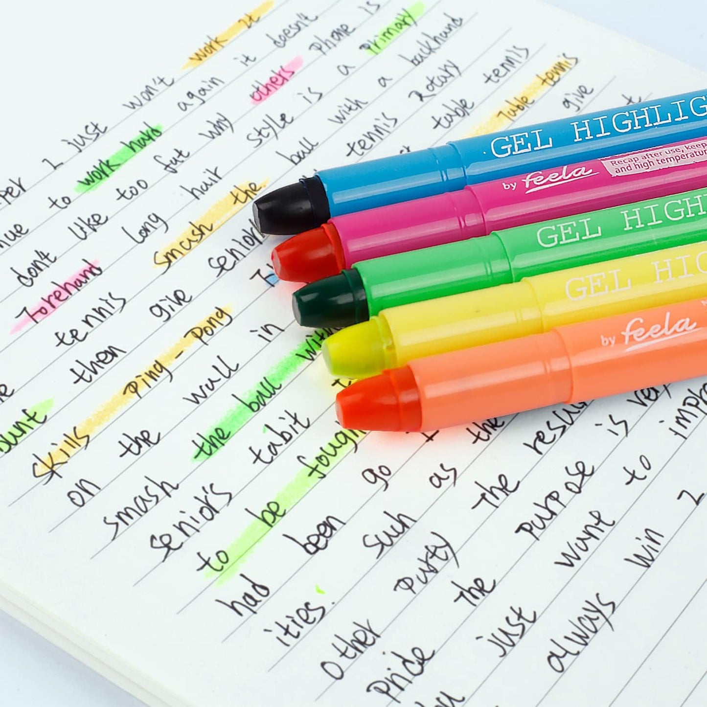 Destacadores en Gel para Biblia colores surtidos