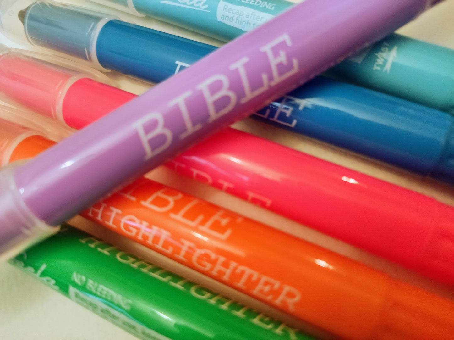 Destacadores en Gel para Biblia colores surtidos