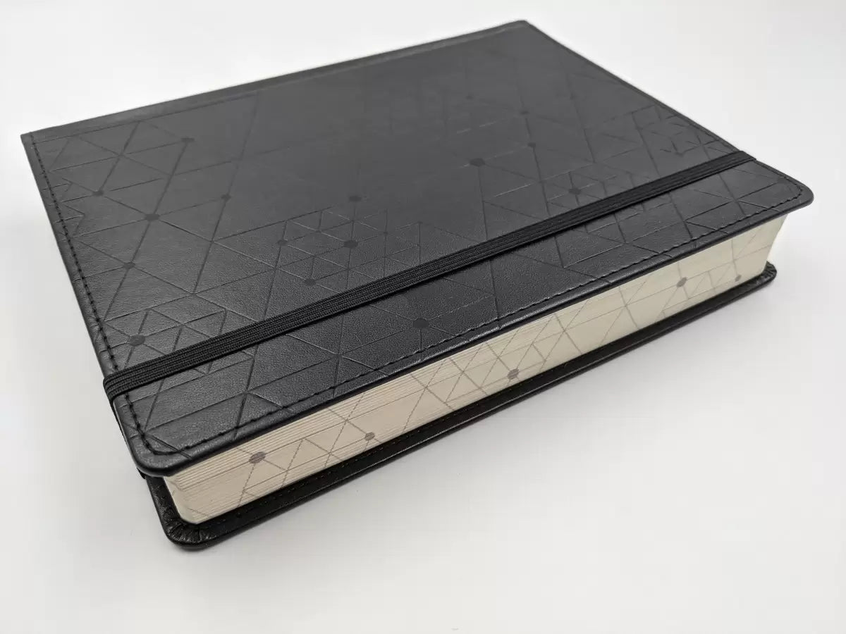 Biblia de Apuntes Negro Símil Piel y Tela Versión RV1960
