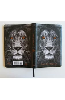 Biblia Leon de Juda Tamaño Manual Letra Grande Simil Piel RVR1960