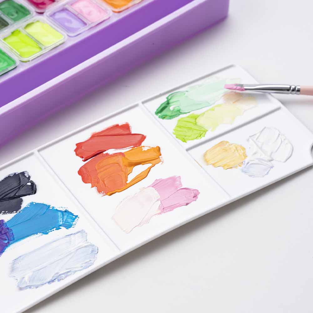 SET GOUACHE 36 COLORES / 12GR Nueva Versión "HIMI"