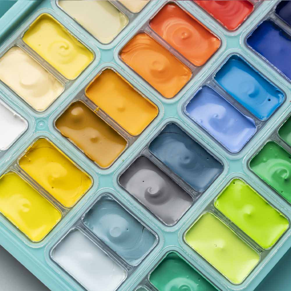 SET GOUACHE 48 COLORES / 12GR NUEVA VERSIÓN "HIMI"