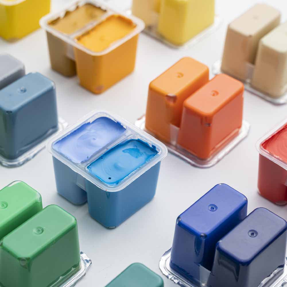 SET GOUACHE 48 COLORES / 12GR NUEVA VERSIÓN "HIMI"