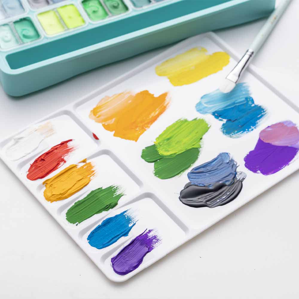 SET GOUACHE 48 COLORES / 12GR NUEVA VERSIÓN "HIMI"