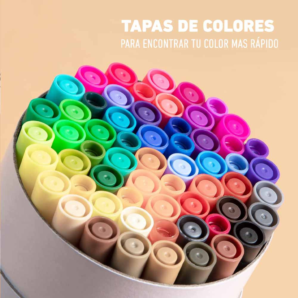 60 MARCADORES A BASE DE AGUA PINCEL&FINELINER "OHUHU MAUI"