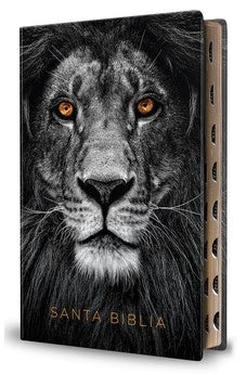 Biblia Leon de Juda Tamaño Manual Letra Grande Simil Piel RVR1960